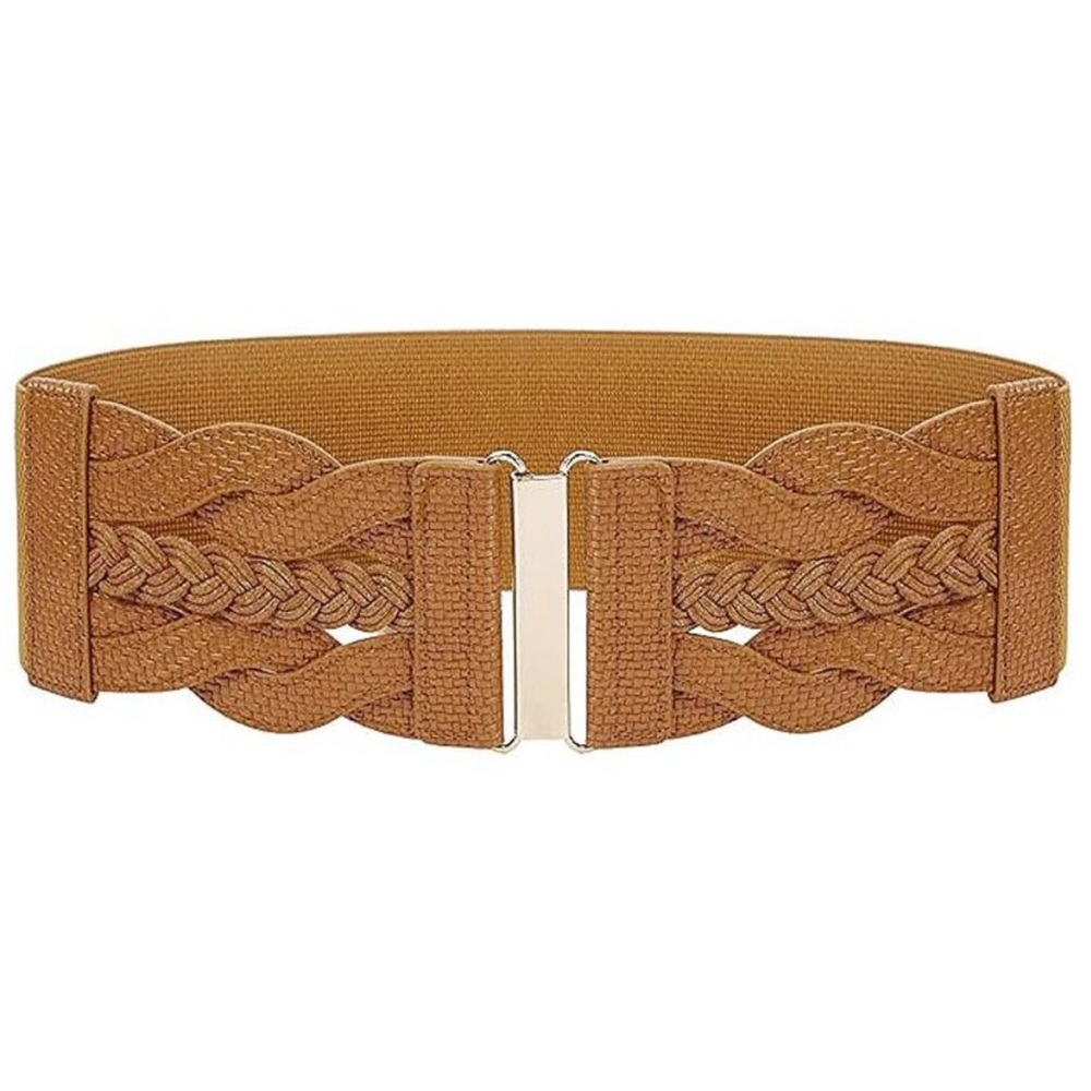 Grace Karin Carmel Color Stretch Belt NWT 3XL - Picture 6 of 7